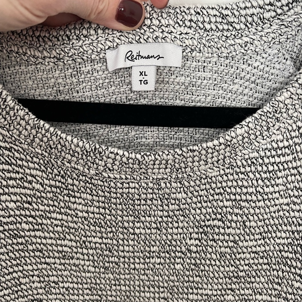 Reitmans Heathered Gray Midi Dress - Picture 3 of 3